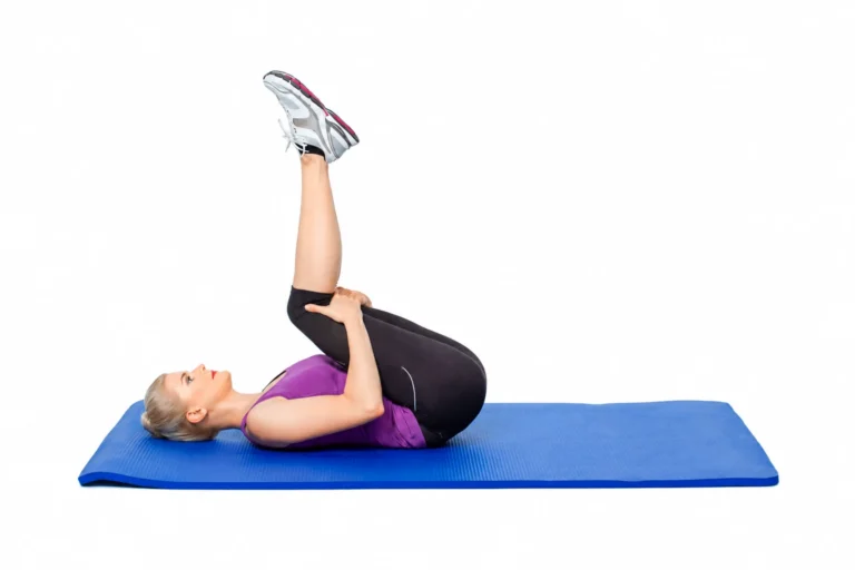 Supine Erector Spinae: Head supported on the mat while both knees are drawn toward the chest.