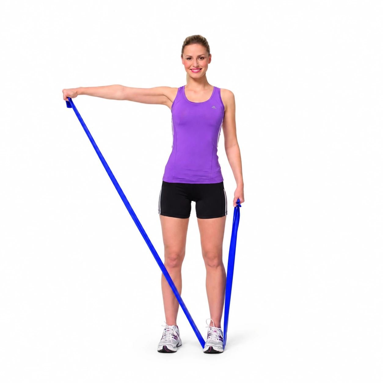 Exercise 6.09: band-resisted raised-arm position.