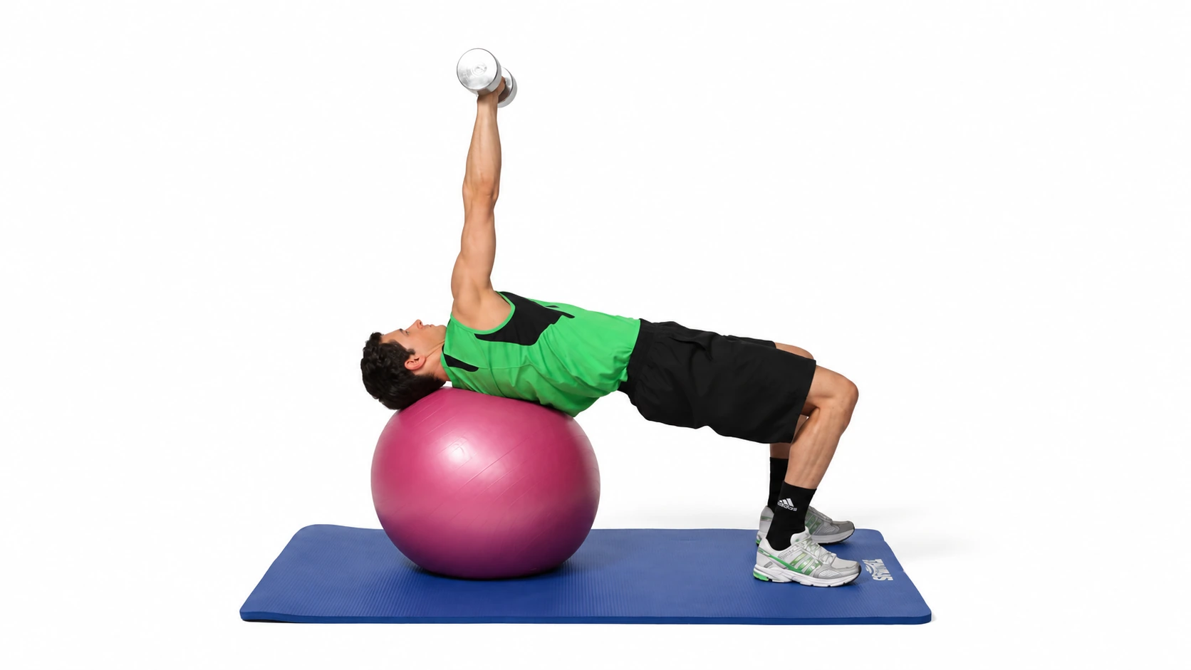 Current 6.105 reference footage: raised dumbbell with modest upper-body movement