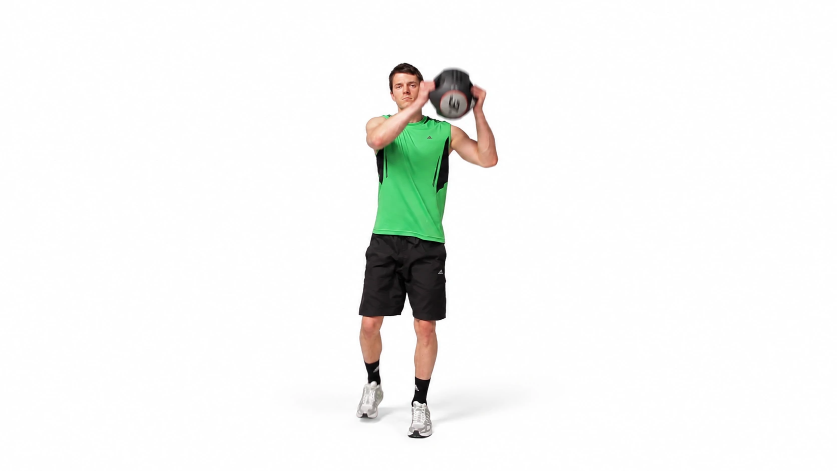 6.116 reference clip: upright diagonal reach with visibly bent elbows