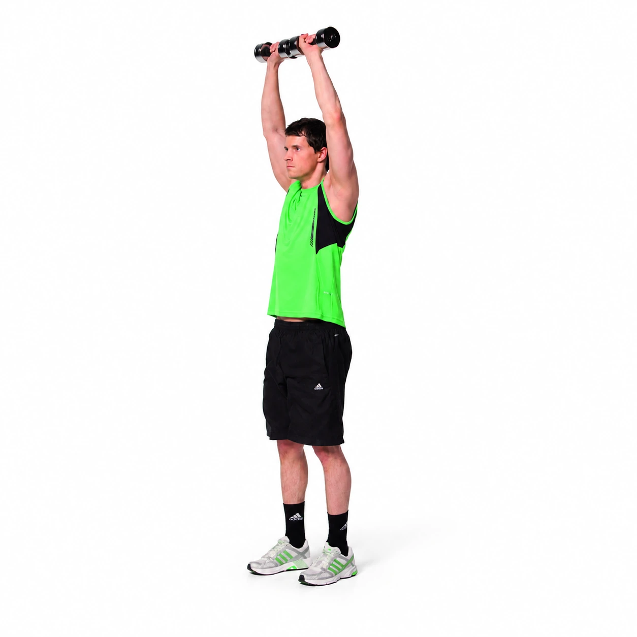 6.68 standing overhead position.