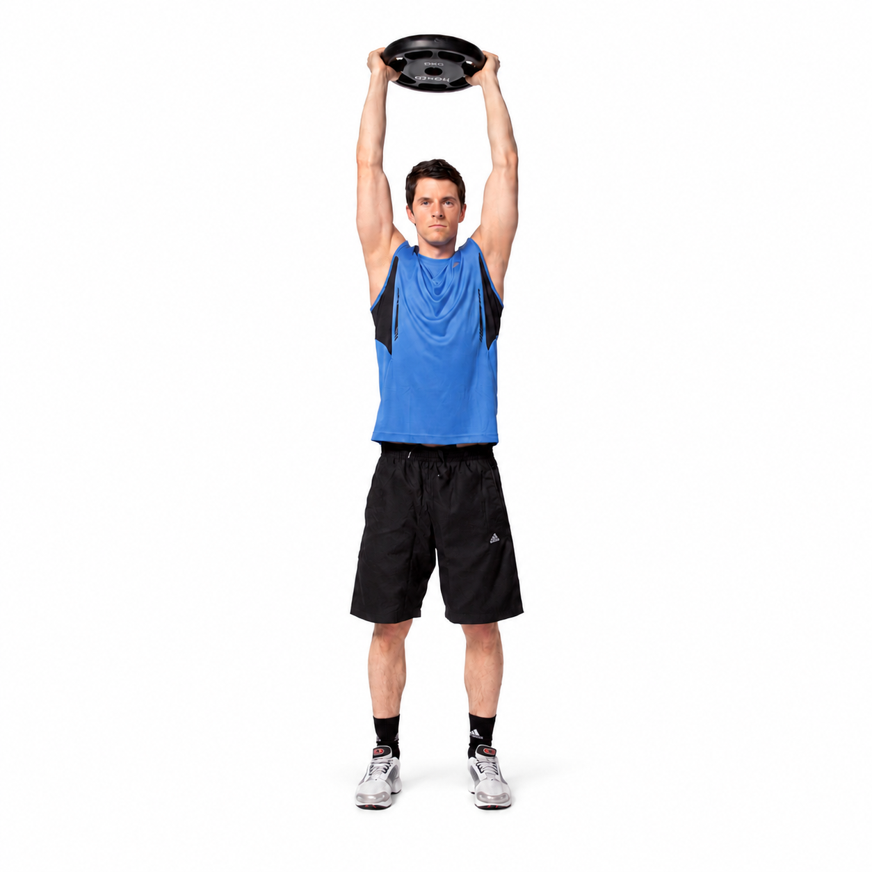 Plate Jacks: Narrow stance with the plate overhead; shared position reference.