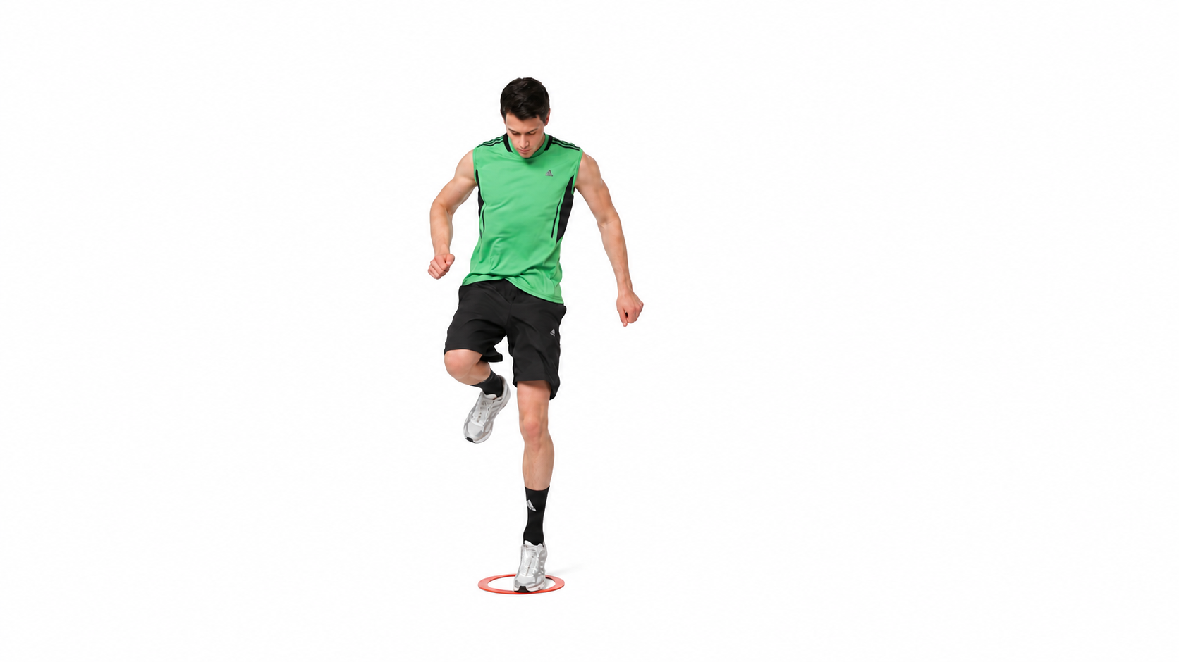 Unloaded movement reference: Unloaded Single-Leg Tuck Jumps: 7.216 Single-Leg Mid-Level Tuck Jump I