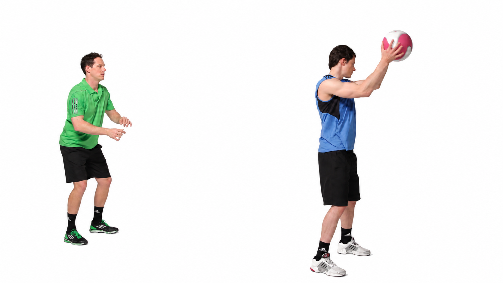 Medicine-Ball Chops: 7.122 over-shoulder reception for the diagonal chop