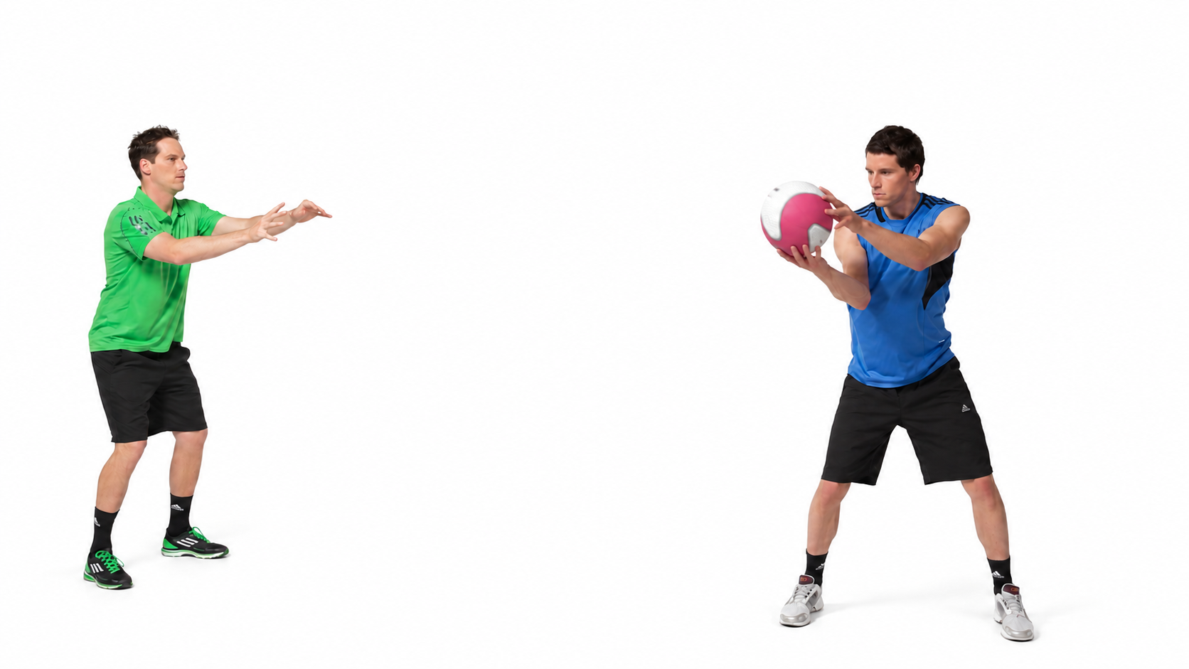 Medicine-Ball Trunk-Twist Pass: 7.240 Receiving phase: two-foot stance.