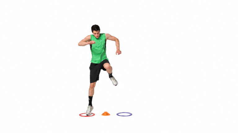 7.234 Single-Leg Mid-Level Lateral Tuck Jump I — one-side demonstration